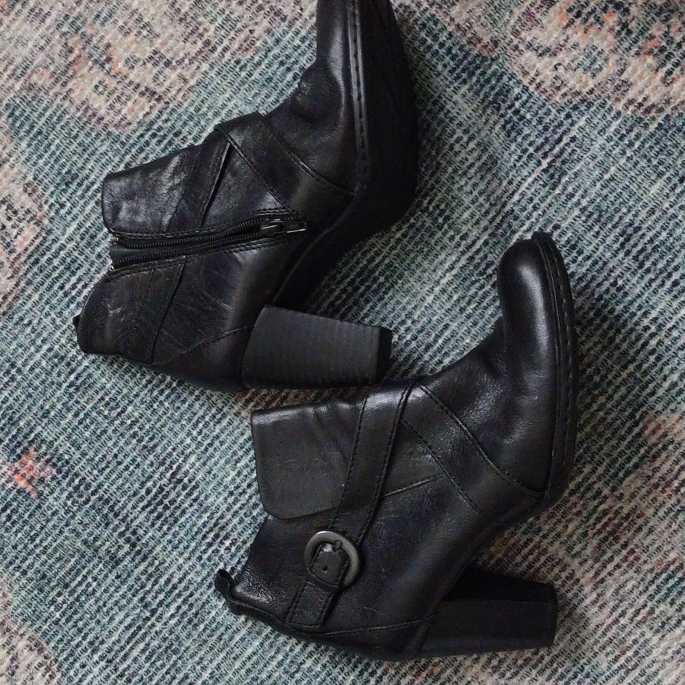 Black booties
